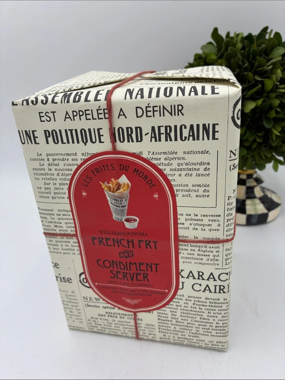 Williams Sonoma French Fry & Condiment Server Set